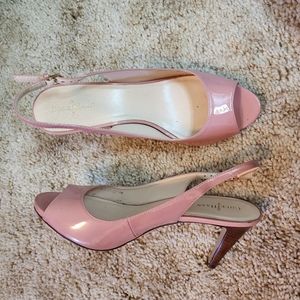 Cole Haan Powder Pink Shoes, Heeled Sandals, slingback